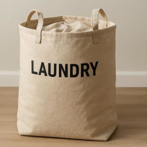 Large Capacity Canvas Laundry Bag for College Dorm