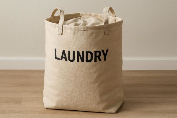 Large Capacity Canvas Laundry Bag for College Dorm