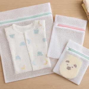 Mesh Zipper Laundry Bags for Baby Clothes Organizer